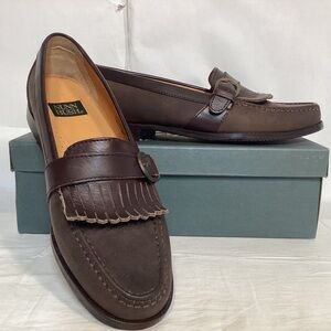 Men’s Nunn Bush Brown Leather Kiltie Loafers Men’s size 8.5